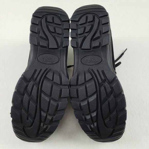 Roper Suede Chukka Ankle Boot Womens 8.5 Black Lace Up Split Toe Casual Western - Picture 9 of 12